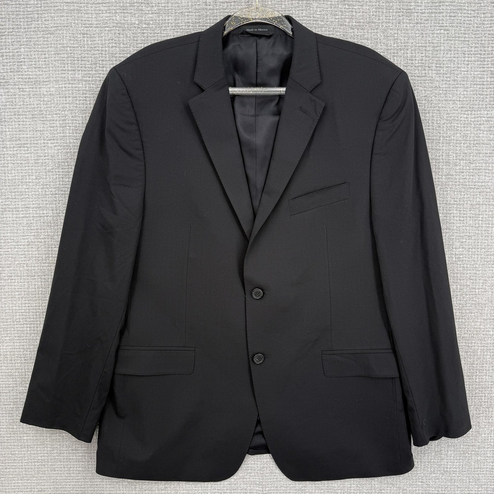 Lauren Ralph Lauren Black Men's Two-Button Suit Jacket
